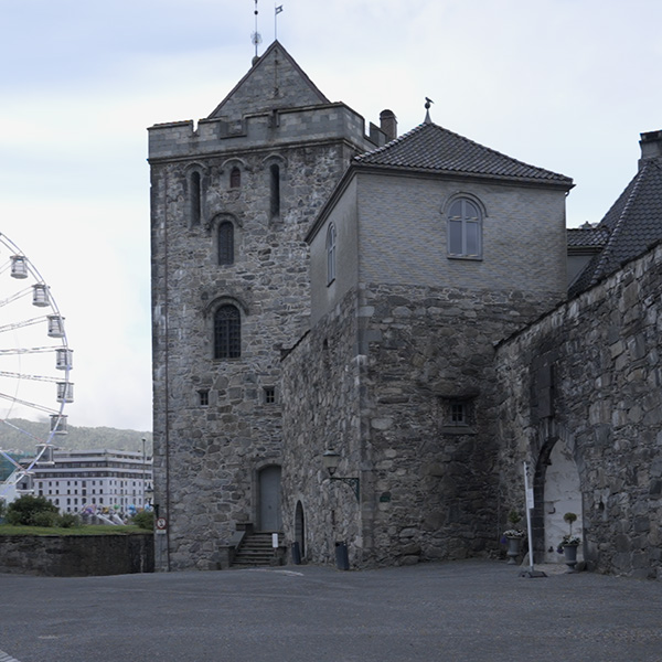 Bergen,  Bryggen, Norvey, Bergenhus Fortress
