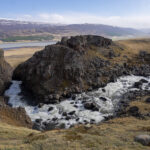 Scenic drive through Iceland's eastern fjords on the way to Hengifoss waterfall