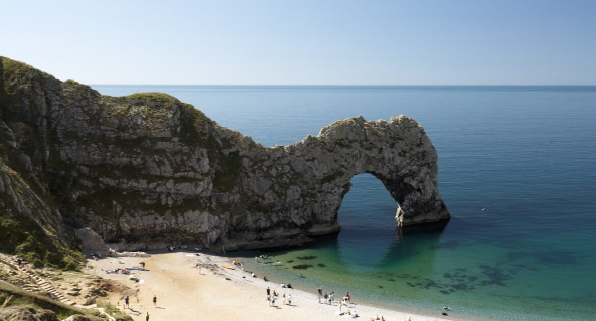 Durdle Door , Stair Hole, Jurassic Coast, England,