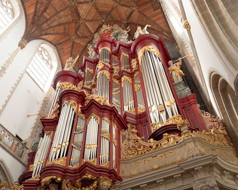 The Müller organ of 1738 in the Grote Kerk, St Bavo's Church, Haarlem
