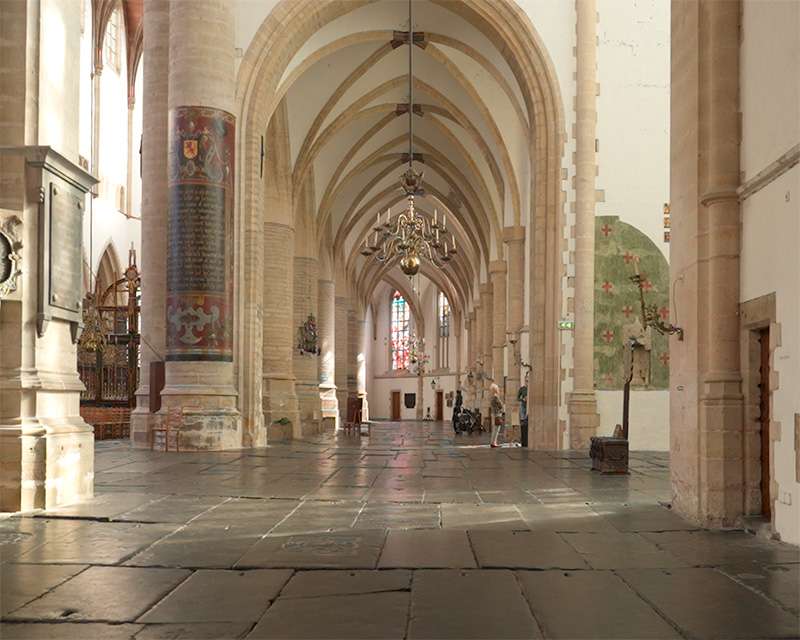 The Grote Kerk, St Bavo's Church, in Haarlem, Netherlands