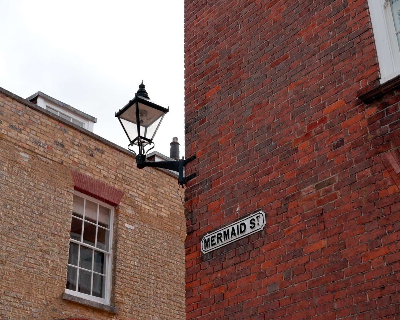 Old streets of Rye, East Sussex, in changing light
